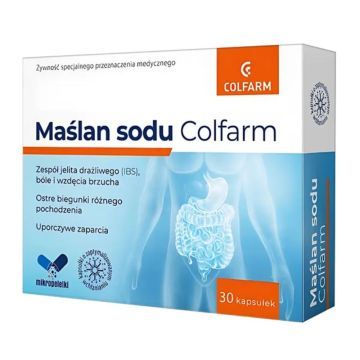 Maślan sodu Colfarm, kaps., 30 szt