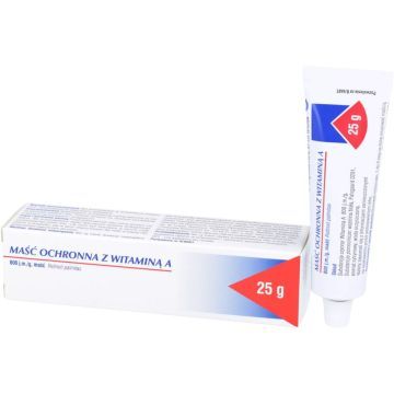 Masc z vit. A, ochronna, 800 j.m./g, (Hasco), 25 g