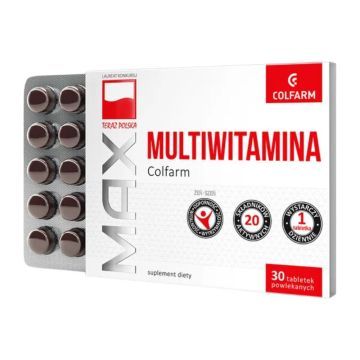 Max Multiwitamina(Multiwit.Colfarm),tabl.,30szt,PR.PRZED.1927/17