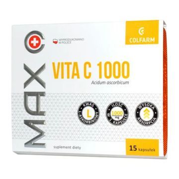 Max Vita C 1000, kapsułki, 15 szt.
