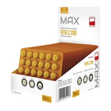 Max Vita C 200 (Vit.C 200),tabl.,30szt(bl) x 25op (box)