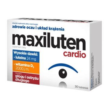 Maxiluten cardio, tabl., 30 szt