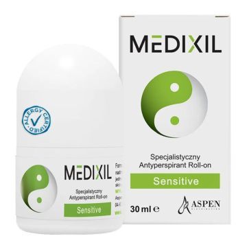Medixil Sensitive, antyperspirant,roll-on, 30 ml