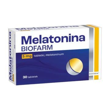 Melatonina Biofarm, 5 mg, tabl., 30 szt