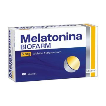 Melatonina Biofarm, 5 mg, tabl., 60 szt