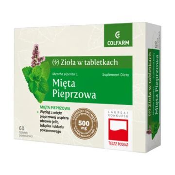 Mięta Pieprzowa, tabl., 60 szt