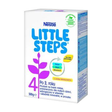 Mleko Little Steps 4, prosz., pow., 2 r.z., 500 g