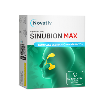 Novativ Novativ Sinubion Max, tabletki powlekane, 60 sztuk
