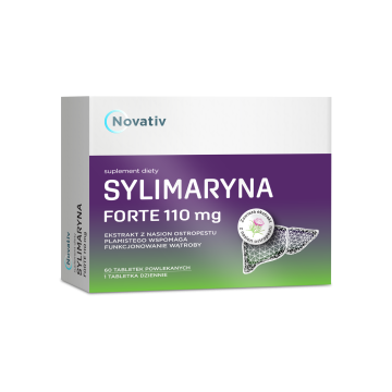 Novativ Sylimaryna Forte, tabletki powlekane, 60 sztuk