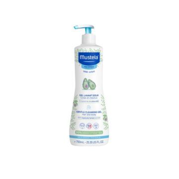 Mustela Bebe-Enfant, zel, delikatny, do mycia, 750 ml