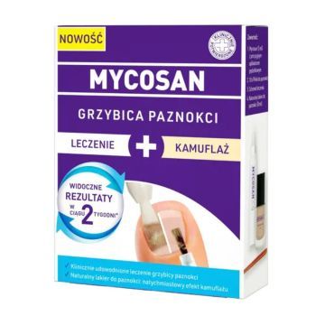 Mycosan Grzybica Paznokci Leczenie + Kamuflaz, 1 zest.