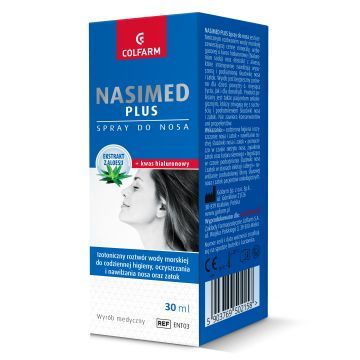 Nasimed Plus, spray, do nosa, 30 ml