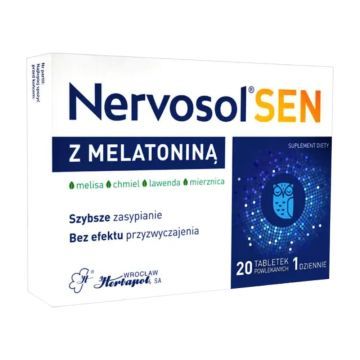Nervosol Sen z melatonina, tabl., 20 szt