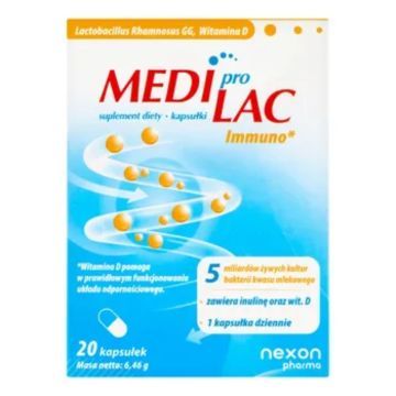 Nexon Pharma Mediprolac Immuno, kapsułki, 20 szt.