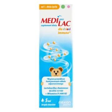 Nexon Pharma Mediprolac dla dzieci Immuno, krople, 5 ml