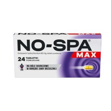 No-Spa Max, 80 mg, tabl.powl., 24 szt