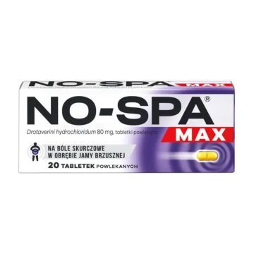 No-Spa Max, 80 mg, tabletki powlekane, 20 szt.