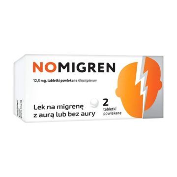 Nomigren, 12,5 mg, tabl.powl., 2 szt