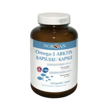Norsan Omega-3 Arktis, kaps., 120 szt