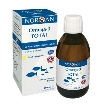 Norsan Omega-3 Total Cytrynowy, olej, 200 ml