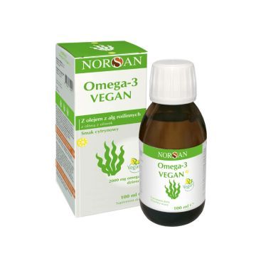 Norsan Omega-3 Vegan, olej, 100 ml