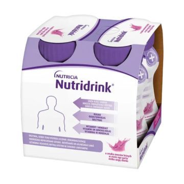 Nutridrink Protein, płyn o smaku owoców leśnych, 4 x 125 ml