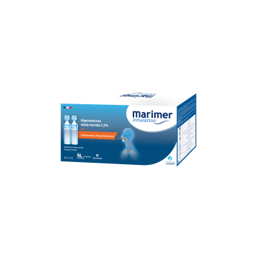 Marimer Inhalation, hipertoniczna woda morska, 5 ml, 30 ampułek