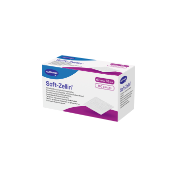 Soft-Zellin, waciki, nasacz.alkoh.izoprop.,60mmx30mm,100szt