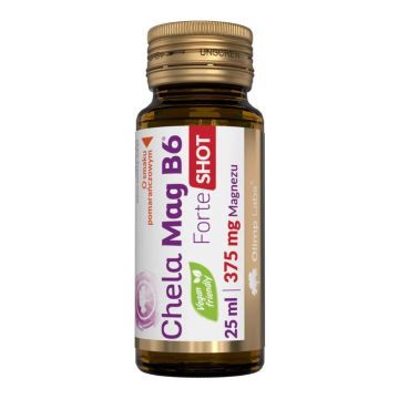 Olimp Chela-Mag B6 Forte Shot, 25 ml, płyn,wiśn.,1 amp