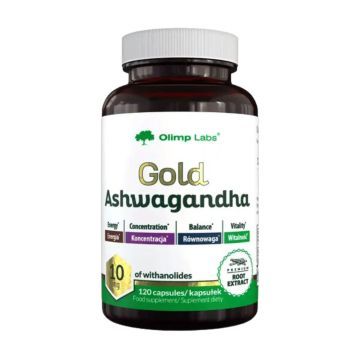 Olimp Gold Ashwagandha, kaps., 120 szt