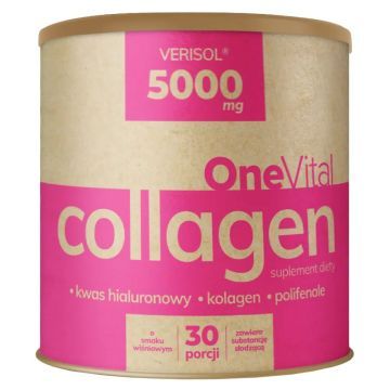 OneVital collagen o smaku wiśniowym, prosz., 198 g