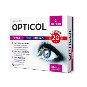 Opticol Total, tabletki powlekane, 30 szt.