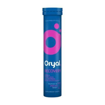 Oryal Recovery, tabl.musuj., sm.owoce lesne, 16 szt