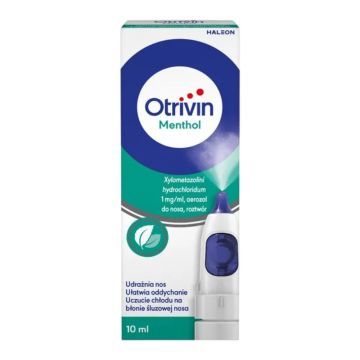 Otrivin Menthol, 1 mg/ml,aer.do nosa, 10 ml