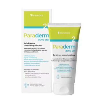 Paraderm Acne Gel, aktywny żel przeciwtrądzikowy, 50 g