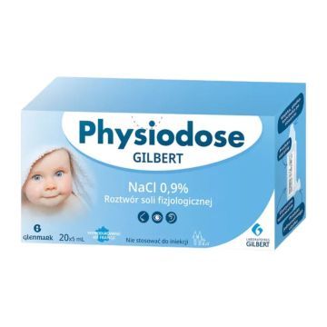 Physiodose Gilbert NaCl 0.9%,rozt,soli fizjol.,5ml,20 amp.