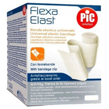 PiC FlexaElast, bandaz elast., ze spinka, 10cm x 4,5m, 1 szt