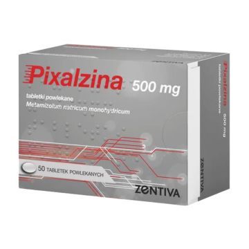 Pixalzina, 500 mg, tabl.powl., 12 szt