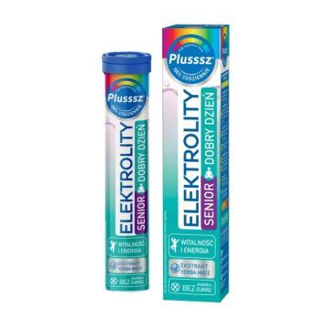 Plusssz Elektrolity Senior Dobry Dzień, tabl.musuj., 24 szt