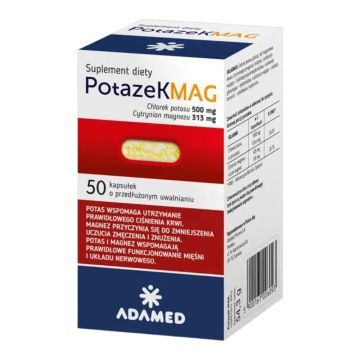 Potazek MAG, kapsułki o przedłużonym uwalnianiu, 50 szt.