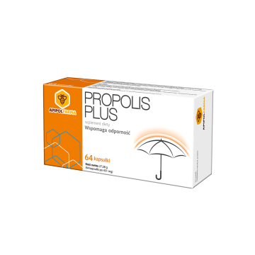 Apipol Farma Propolis Plus, kapsułki, 64 szt.
