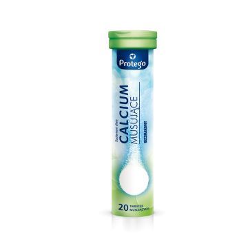 Protego Calcium Musujące, tabletki musujące, 20 szt.
