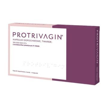 Protrivagin, kaps.dopochw.twarde, 6 szt
