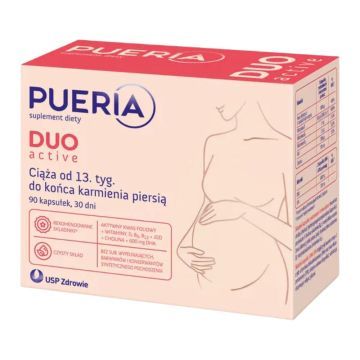 Pueria Duo Active, kaps., 90 szt