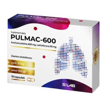 Pulmac-600, kaps.,10 szt