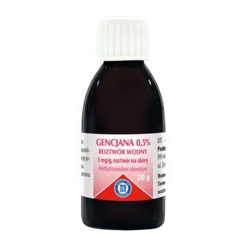 Pyoctanina (Gencjan.fiolet),0,5%,roztw.wodny,(Hasco), 20 g