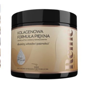 Reme Kolagenowa Formuła Piękna, caffe latte o smaku waniliowym, 150 g