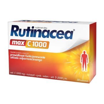 Rutinacea MAX C 1000, tabl.powl., 30 szt