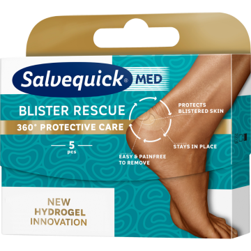 SALVEQUICK plastry Blister Rescue PIĘTY 5 szt. (pęcherze)