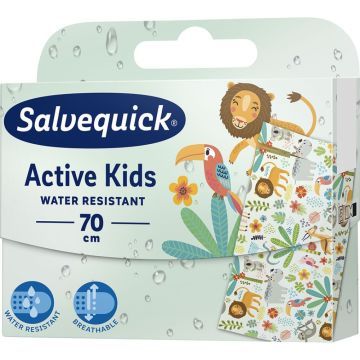 Salvequick Active Kids, plaster dla dzieci do cięcia, 70 cm